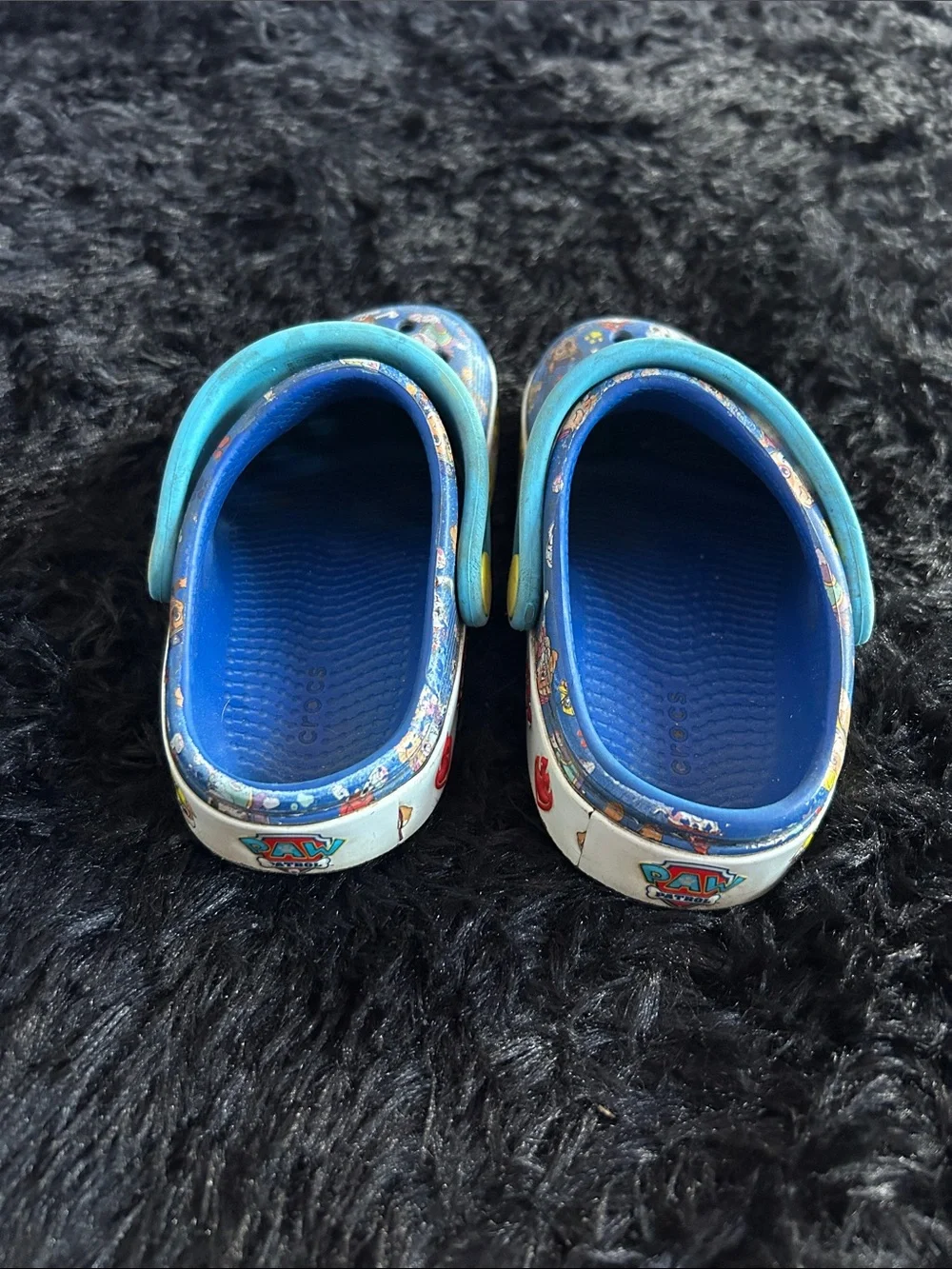 CROCS Blue Kids Paw Patrol Clog Sandals with Teal Strap